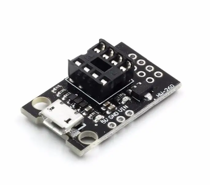 ATtiny13A/ATtiny25/ATtiny45/ATtiny85 Подключаемая плата для программирования|Интегральные схемы|