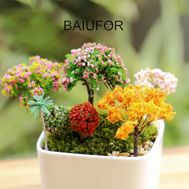 BAIUFOR мини фруктовое дерево Medel миниатюрный декор для кукольного дома Фея Сад