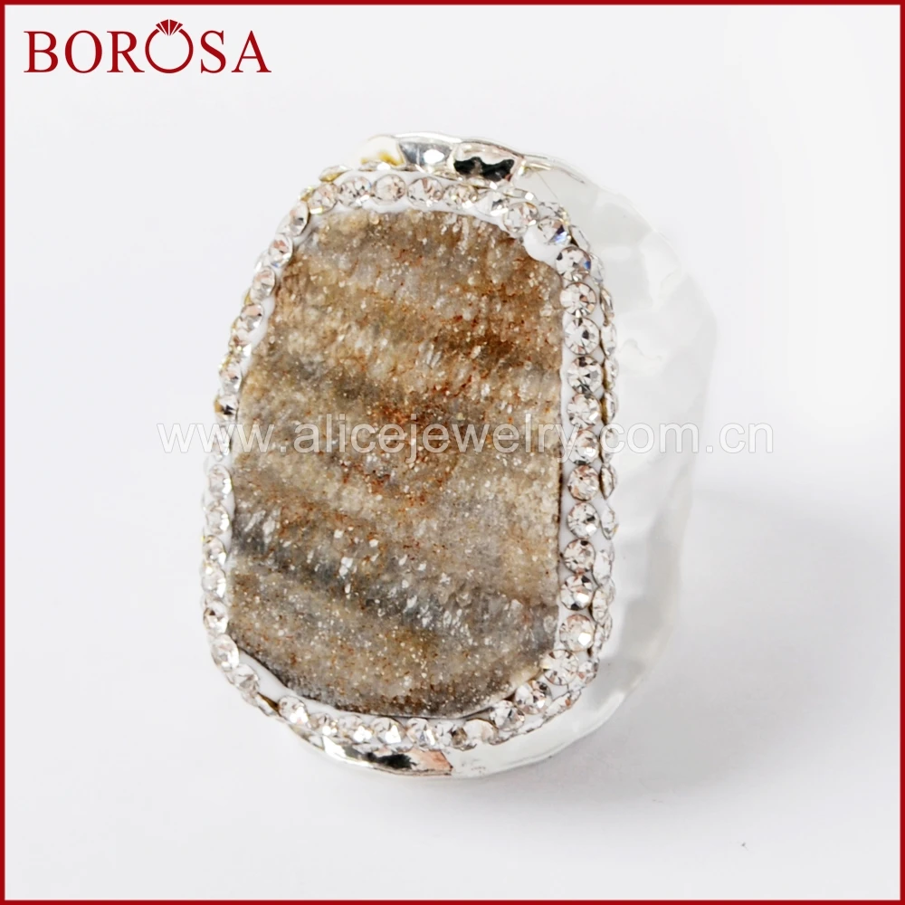 5/10 шт Бесплатная форма бразильские галактические кварцевые серебряные цветные