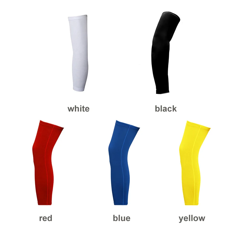 1 шт. баскетбол с длинным рукавом ноги колено протектор растягивается дышащий