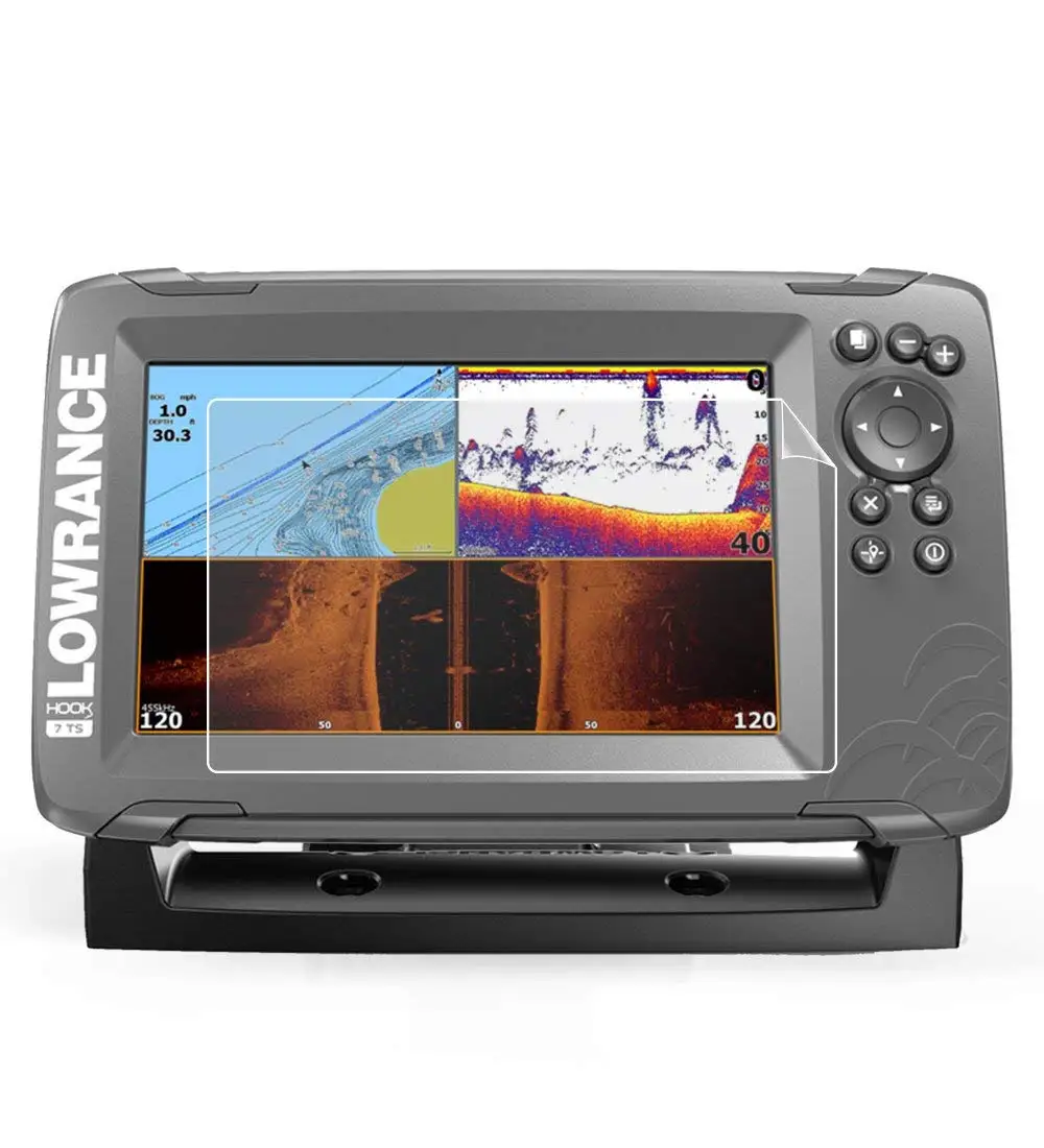 2x прозрачное защитное покрытие ЖК экрана Защитная пленка для LOWRANCE HOOK2 5xHDI эхолот