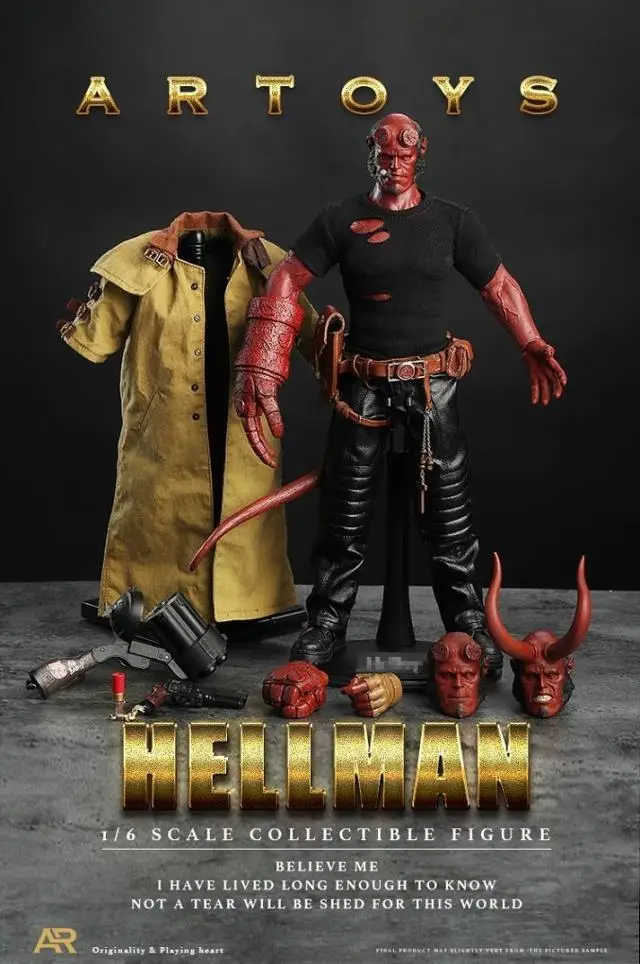 ARTOYS Hellman HellBoy w/4 головки 1/6 фигурка новая