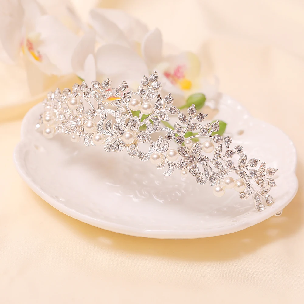 Свадебные комплекты ювелирных изделий в Корейском стиле с искусственным