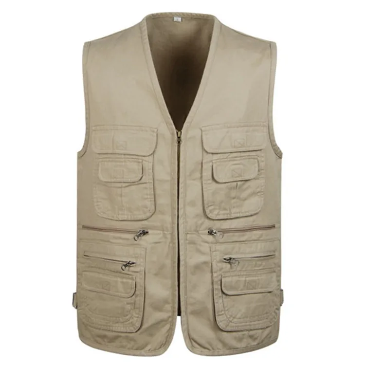 

More than 2020 men fall pocket vest comfortable vest washing cotton vest
