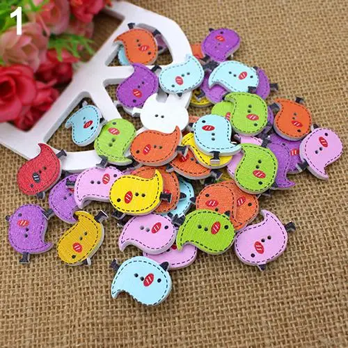 Пуговицы деревянные с 2 отверстиями 50 шт.|wooden button holes|wooden buttonsanimal wooden |