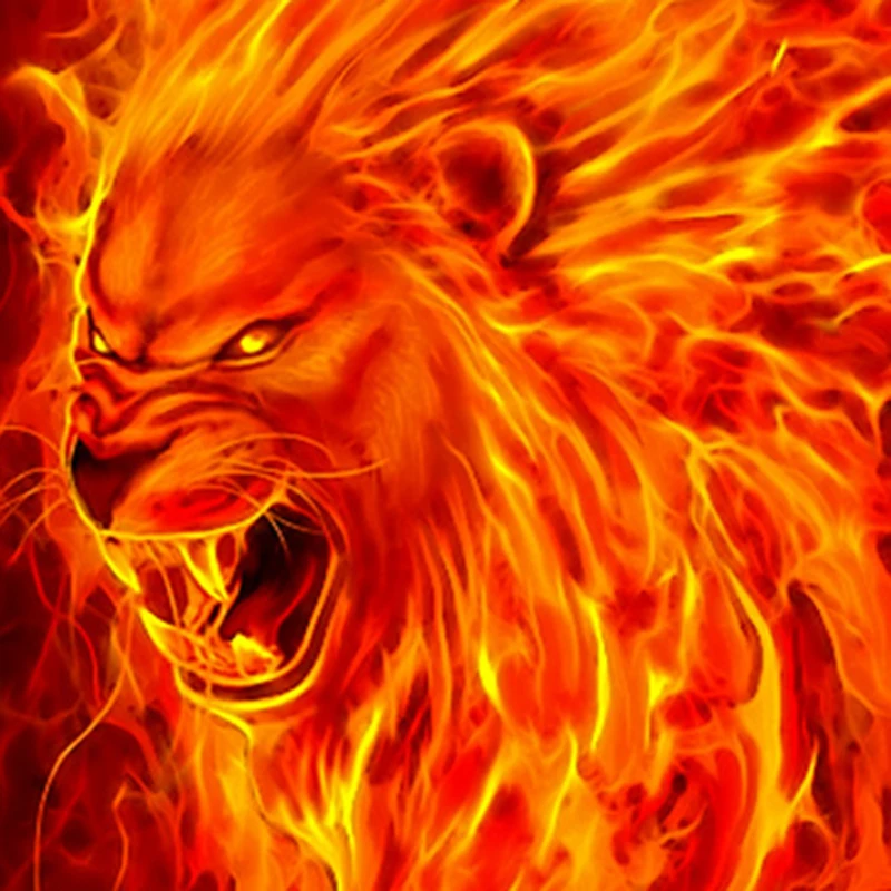 Мужская футболка с 3D принтом Covrlge Lion синяя классическая коротким рукавом и