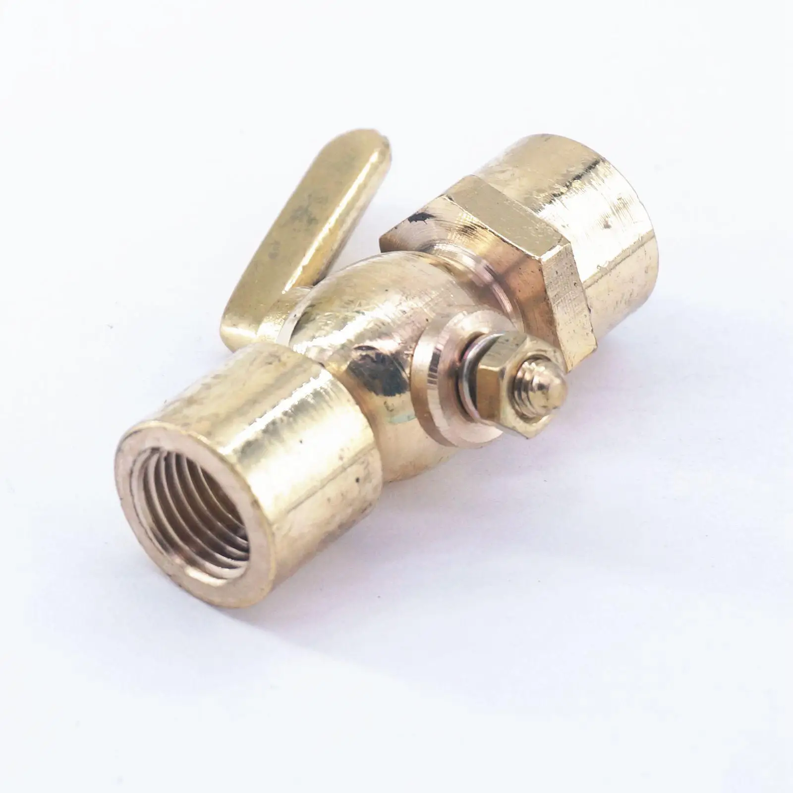 Латунный сливной клапан petcock запорный 1/4 &quotBSP Female до 1/4&quot BSP thread для топлива газа