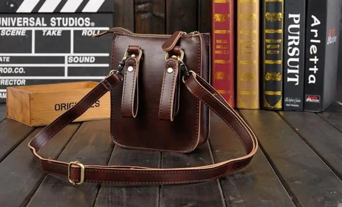 Мужская сумка из искусственной кожи поясной ремень поясная на плечо