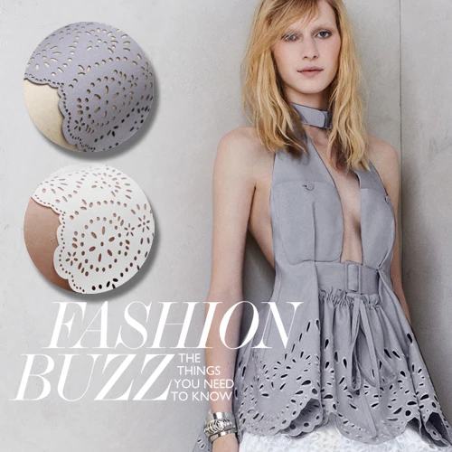 

140cm wide solid color cutout fabric material 2 colors available