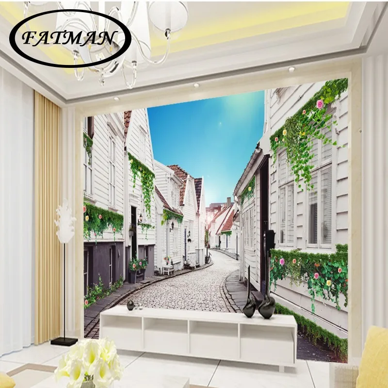 Дропшиппинг Fatman фото обои 3d ночного города обои Home Decor Гостиная Спальня обои Papel де сравнению 3d