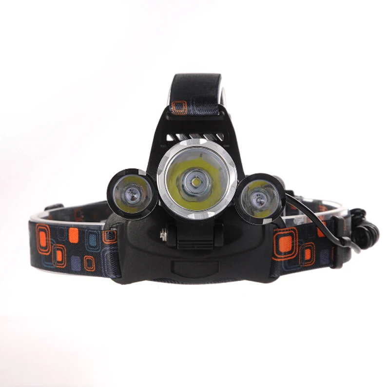 3LED из C T6 светодиодный велосипед свет фар Глава лампы фонарик 18650 + 2x18650