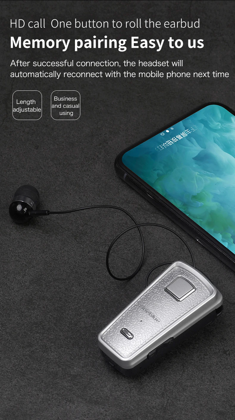 Fineblue F986 Новые Bluetooth наушники-вкладыши с микрофоном гарнитура мини беспроводные наушники вибрация, чтобы напоминать