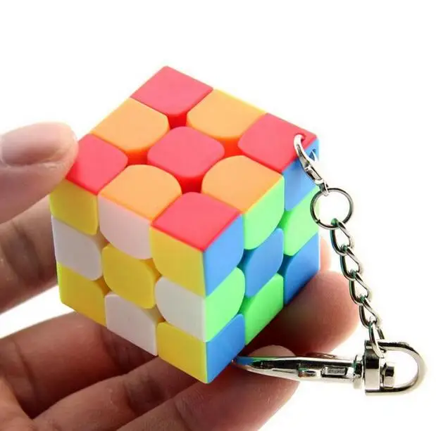 Cuberspeed Новый мини-брелок MoYu Cubing classity 3x3x3 матовый кубик без клея 3 0 см | Игрушки и