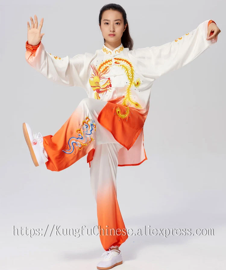 Китайская форма wushu для кунг-фу одежда taijiquan костюм taolu искусственная детей и