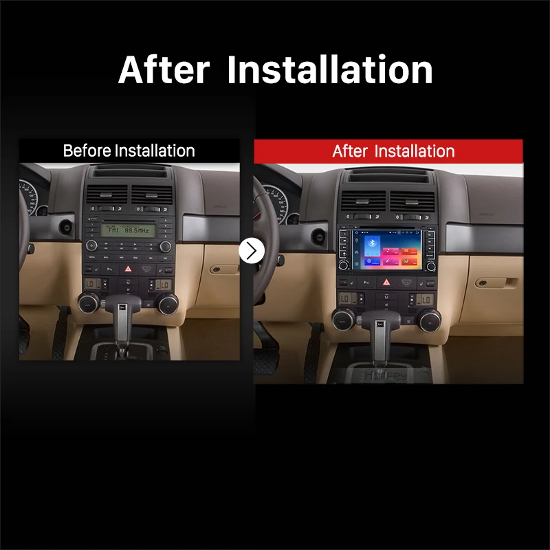 Harfey Android 8 0 7 &quot2Din радио автомобиль VW T5 Multivan Touareg Transporter стерео gps Wi-Fi Tochscreen