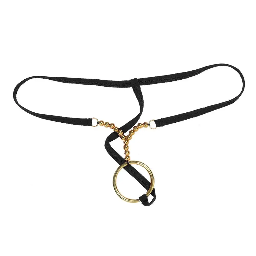 Сексуальное нижнее белье купальник стринги бикини трусики o образные кольца