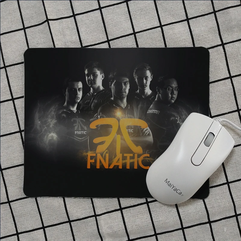 Долговечный резиновый коврик для мыши Maiya Team Fnatic с логотипом|Коврики мышей| |