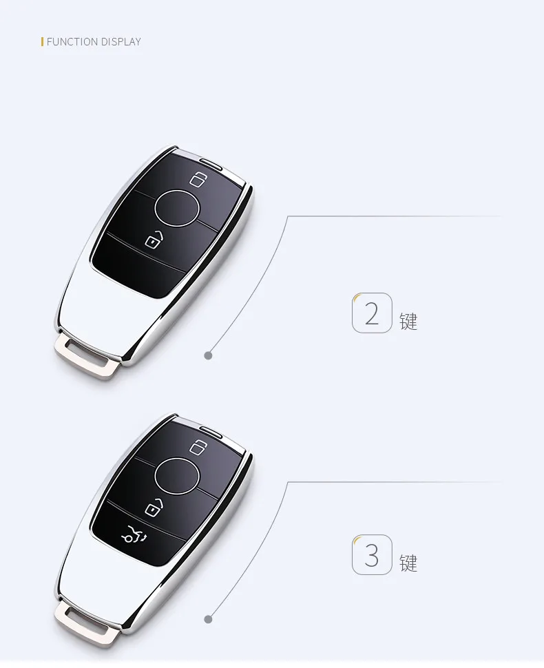 Новинка ТПУ чехол для автомобильного ключа Mercedes Benz W203 W210 W211 Amg W204 C E S Cls Clk Cla Slk
