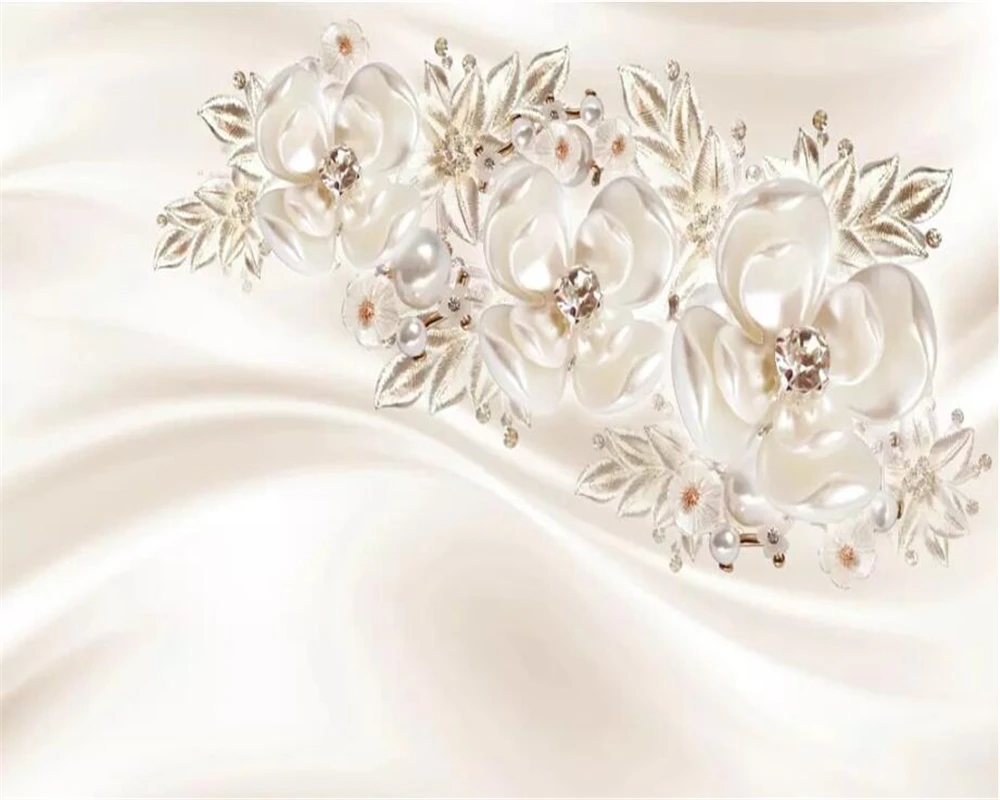 Beibehang пользовательские обои 3d фото фрески ювелирные изделия бриллиант жемчуг