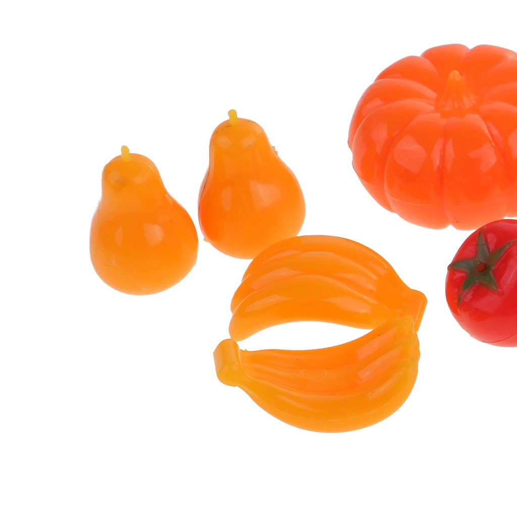 Новинка 11 штук корзина для покупок фрукты овощи набор хранения кухни кукол