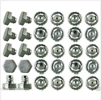 50pcs mix spinning top metal performance tips parts variety pack lot set