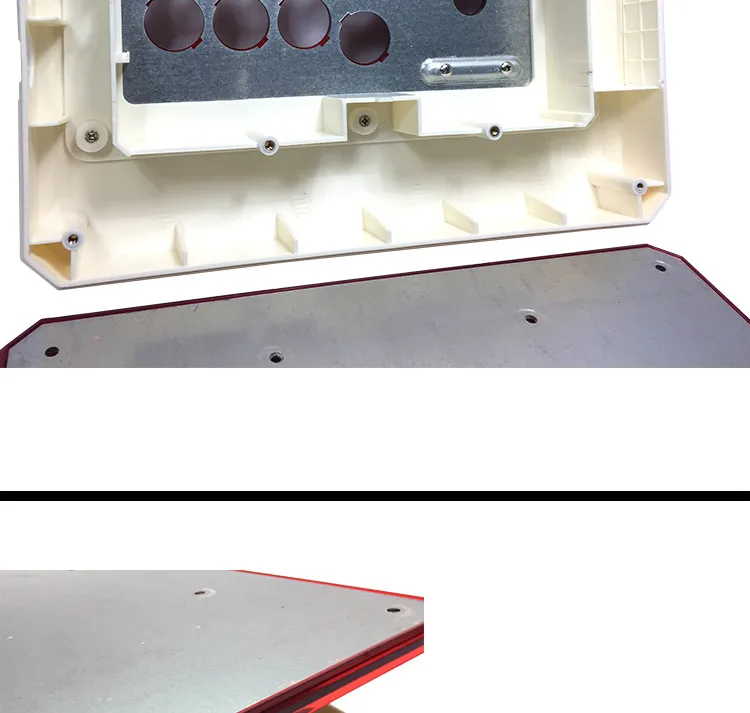 Cdragon аркадная палка металлический панельный чехол Замена DIY прозрачный синий аркадный джойстик ручка аркадная игра набор прочная конструкция