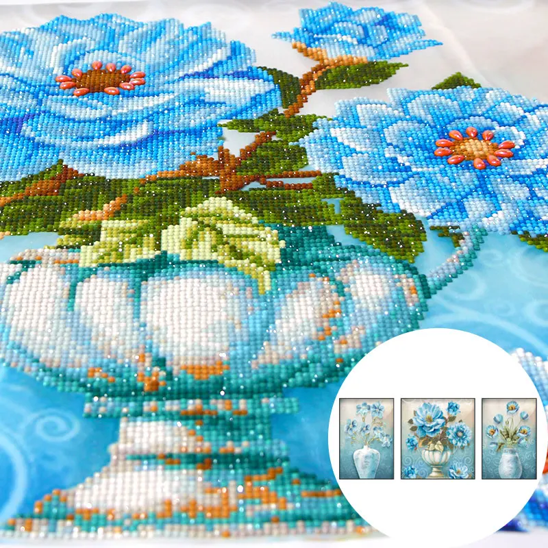 5D DIY Алмазная вышивка цветы крестиком на рисунке стразы украшения мозаикой