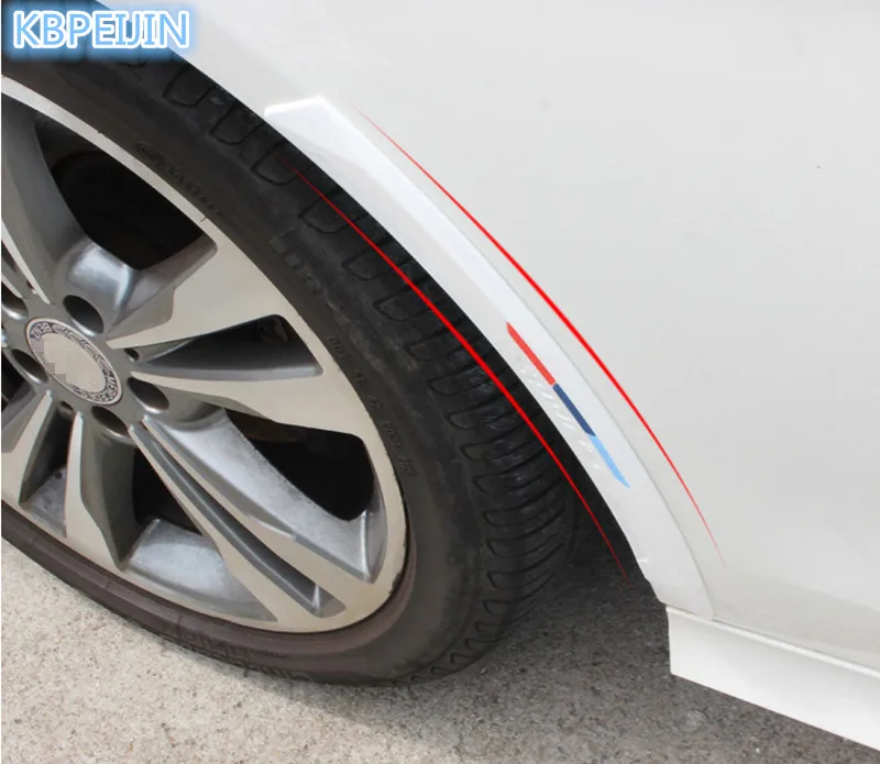 NEW 2Pcs Car Wheel eyebrow decorative Anti-collision Sticker for Mini usb pc minifigures minions camera cooper proje accessories |