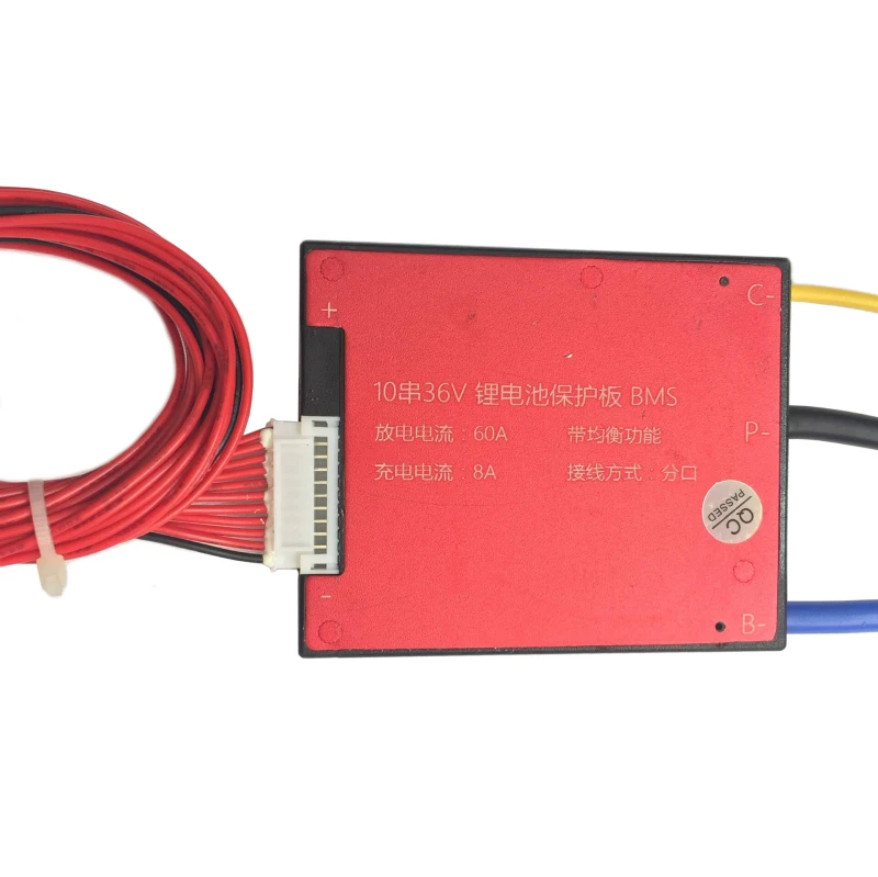 10S 36V 15A 25A 35A 45A 60A BMS система управления батареей PCM PCB для 18650 комплект литий-ионный батарей с балансом