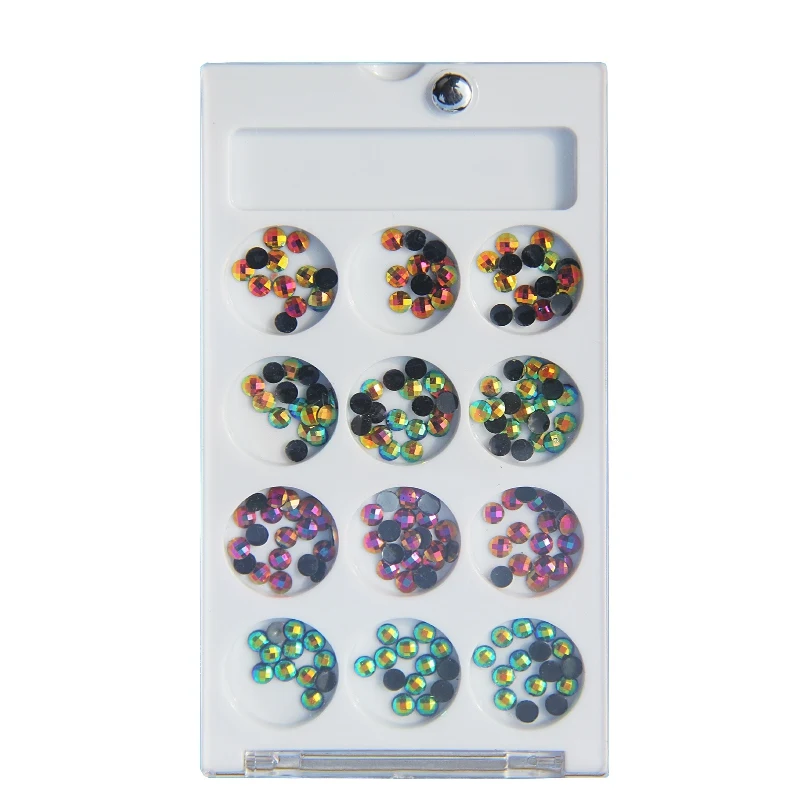 Стразы для ногтей с плоской задней поверхностью Роскошный чехол дизайна