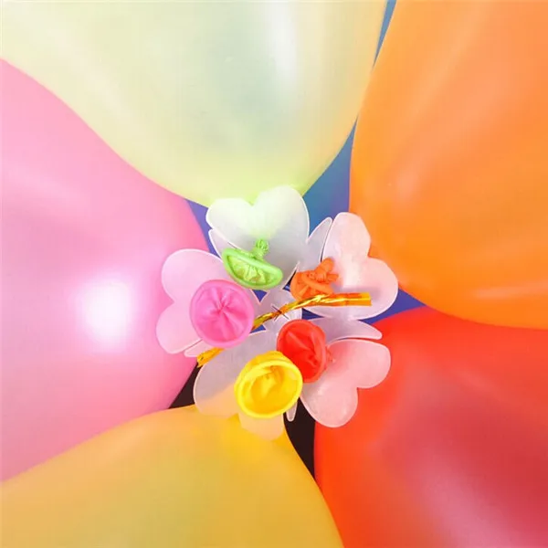5 шт. цветок шар клип зажимы День рождения шары воздушный с гелием Anniversaire кнопки |