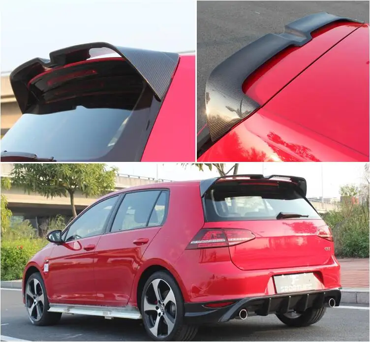 Карбоновое заднее крыло багажника спойлер для Volkswagen VW GOLF 7 7,5 VII MK7 GTI R-LINE