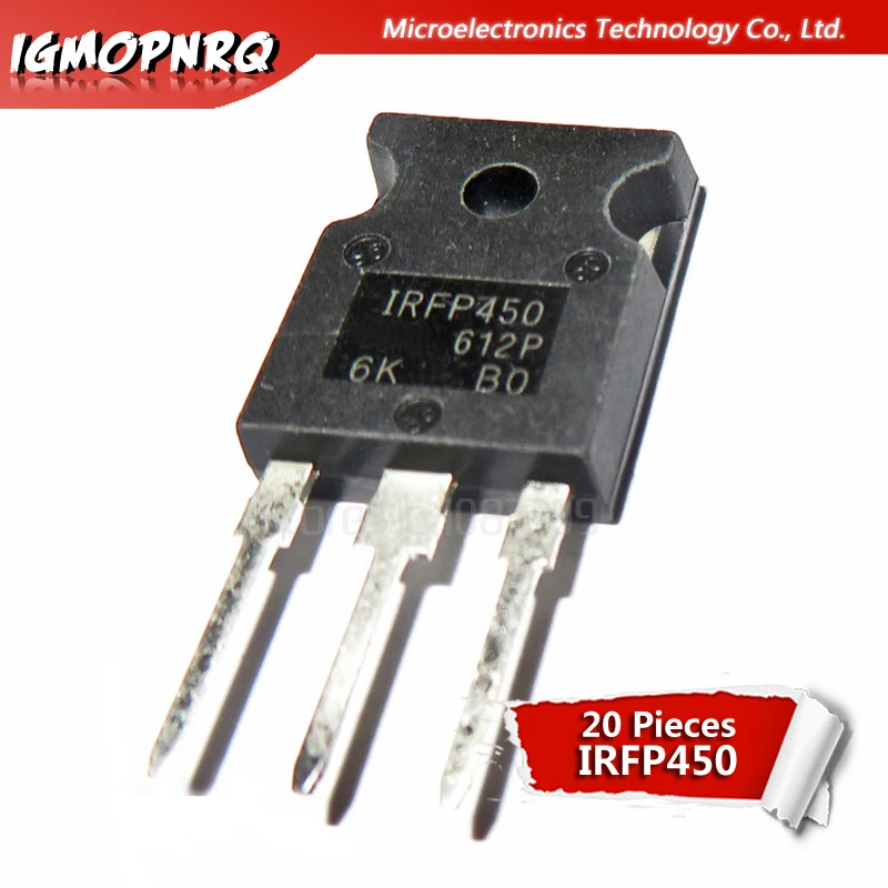 

20 шт IRFP450 (N-channel 14A500V) новый оригинальный