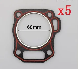 Уплотнительная прокладка головки цилиндра для HONDA GX160 168F, генератор двигателя, водяной насос, газонокосилка, 5 шт.