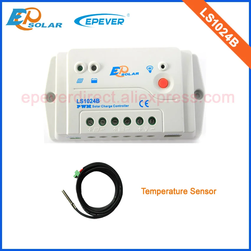 

Регулятор заряда от солнечной батареи EPSolar EPEVER, 12 В, 24 В, LS1024B, 10 А, 10 А, с аксессуаром и датчиком температуры