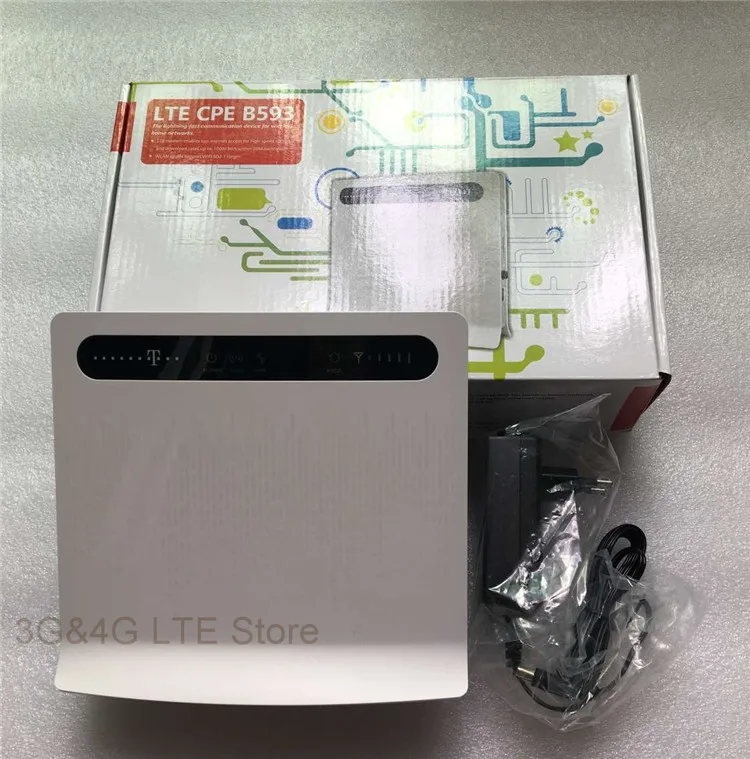 Разблокированный беспроводной маршрутизатор Huawei B593 100 Мбит/с 4G LTE FDD CPE Wi Fi со