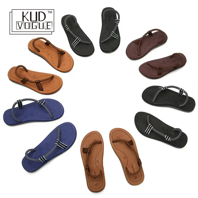 KUDVOGUE/мужские сандалии Sandalias Hombre гладиаторы мужская летняя пляжная обувь в