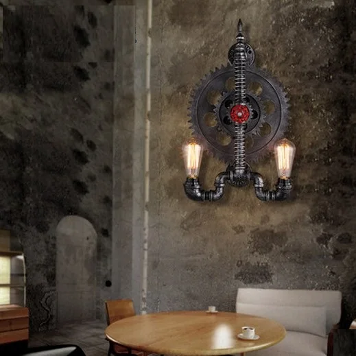Светильник Настенный Железный в стиле лофт винтажный светильник индастриал для