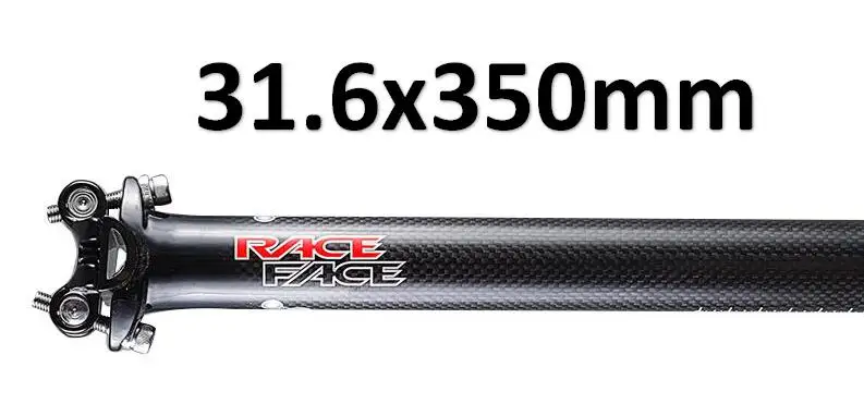 seatpost 31.6x350mm УГЛЕРОДНЫЙ руль для горного велосипеда, углеродный стержень, карбоновый Подседельный штырь, комплекты для горного велосипеда, карбоновый Подседельный штырь 350/40 мм* 27,2/31,6 мм - Цвет: seatpost 31.6x350mm
