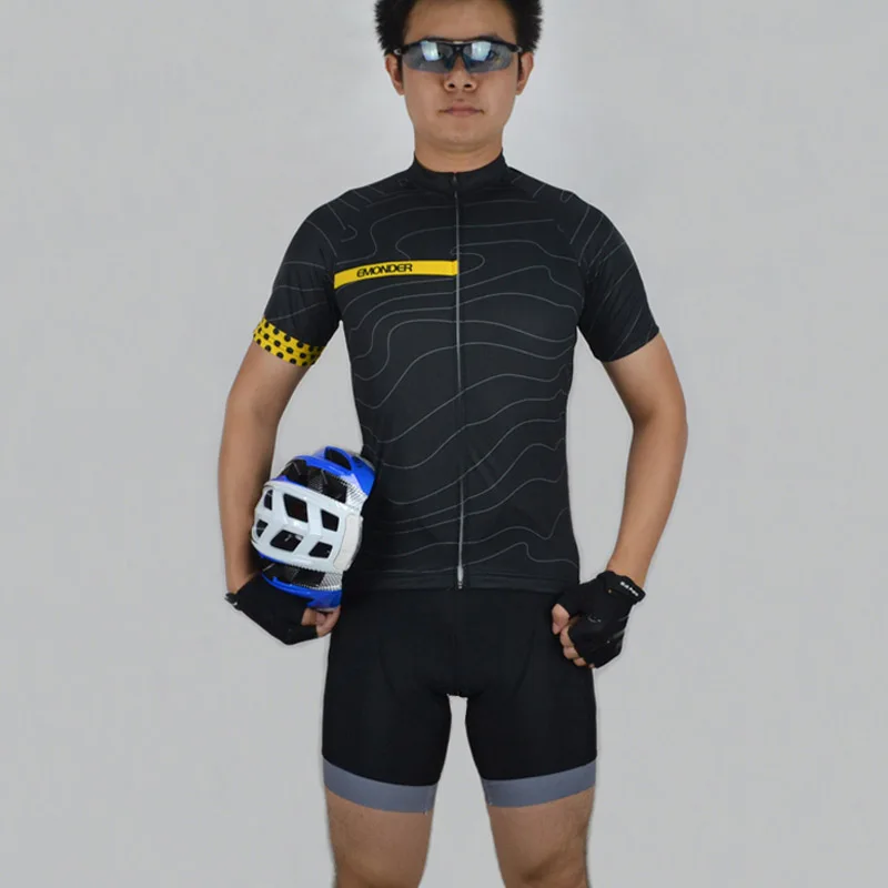 Emonder cycling jersey set short sleeve men 2019 Pro Team Bicycle Cycling Clothing Sets Summer | Спорт и развлечения