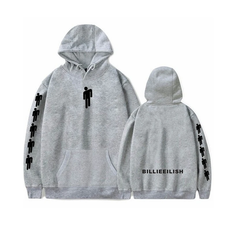 Новые мужские/wo мужские толстовки Billie Eilish танцевальный принт головной убор
