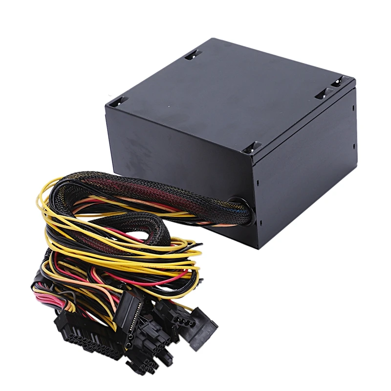 170 260 В макс 600 Вт источник питания Psu Pfc красный 12 см тихий вентилятор 24Pin 12В ПК
