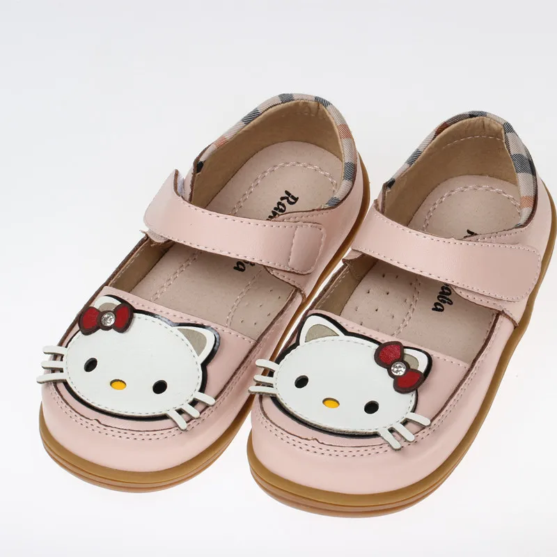 Детская обувь для девочек кожаная 2020 модная Милая мультяшная детская принцессы