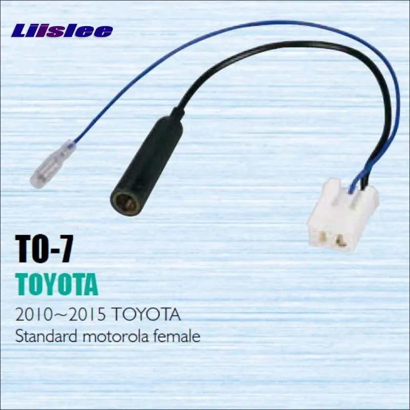 Liislee Автомобильная Радио Антенна адаптер кабель провод для Toyota 2010 2012 Aftermarket