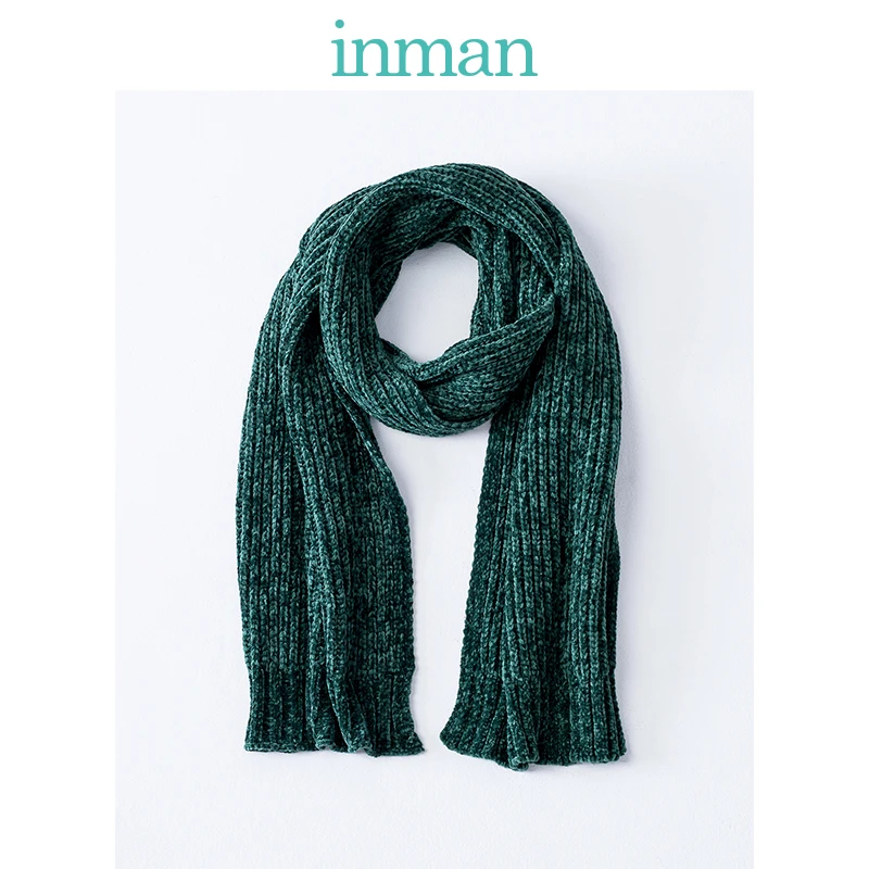 Зимний художественный шарф INMAN в японском стиле Теплый Бархатный | Аксессуары для