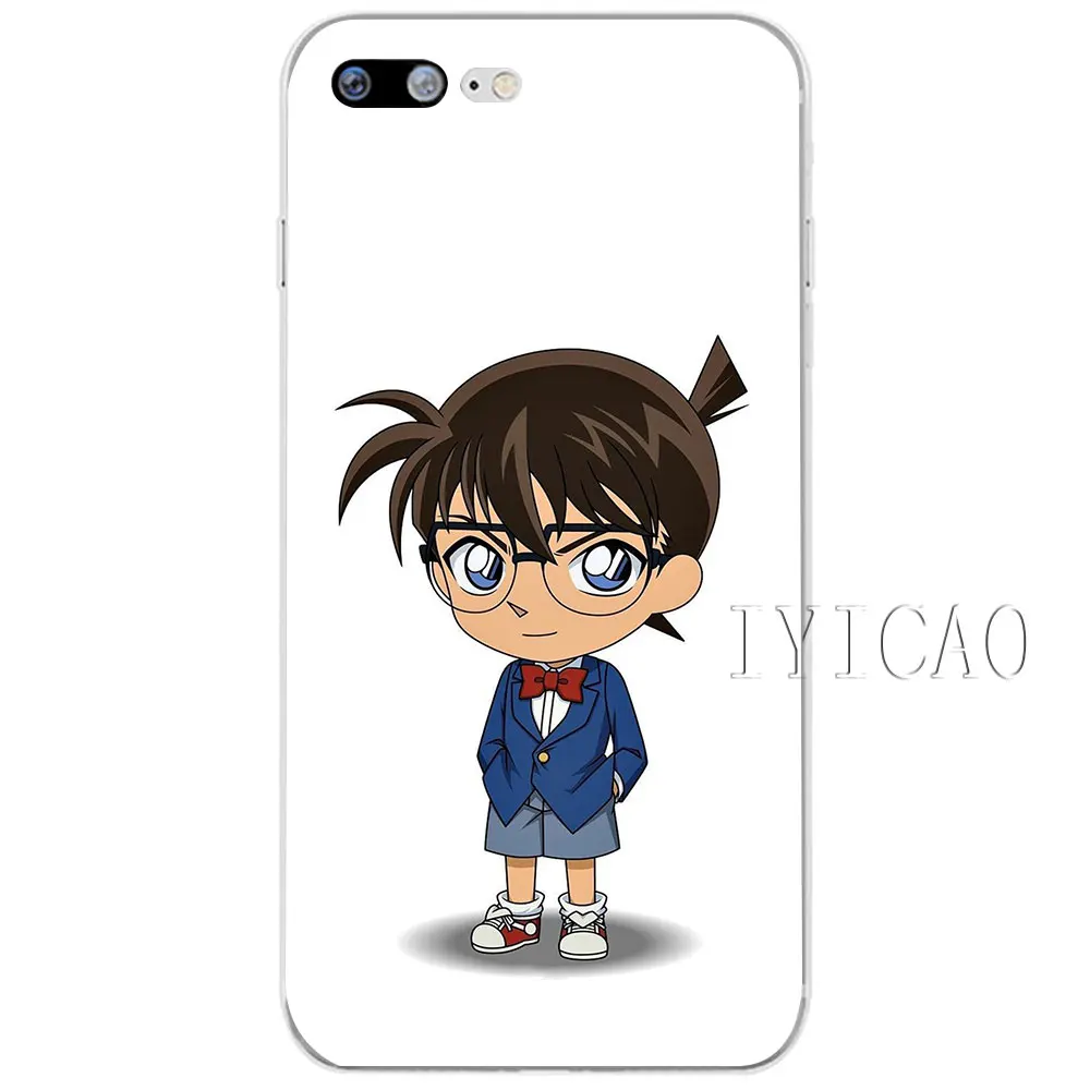 IYICAO Anime Detective Conan Hard transparent case for iPhone XR X XS Max 8 7 6 6S Plus 5 5S 5C 4 4S Cover | Мобильные телефоны и