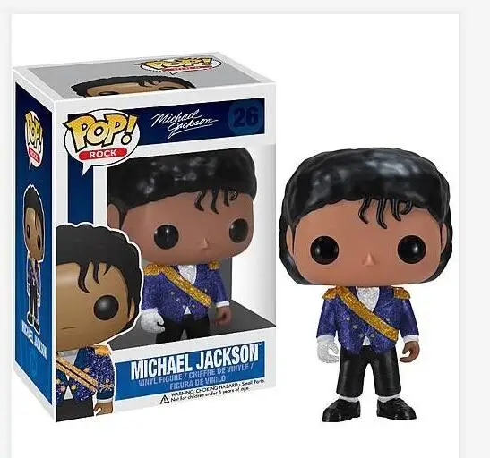 26 FUNKO POP 5 стилей! BILLIE JEAN BEAT IT BAD SM00TH CRIMINAL Майкл Джексон модель Фигурка Коллекционная модель игрушки для детей - Цвет: 26