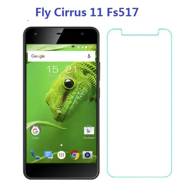 Fly Cirrus 11 Fs517 Tempered Glass Screen Protector for fs517 cirrus 9H Safety Protective Film on Cirrus11 Fs 517 | Мобильные
