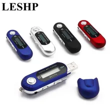 Портативный мини USB флэш MP3 плеер с ЖК-экраном Поддержка флэш 32 Гб TF слот для карт цифровой mp3 музыкальный плеер fm-радио+ наушники