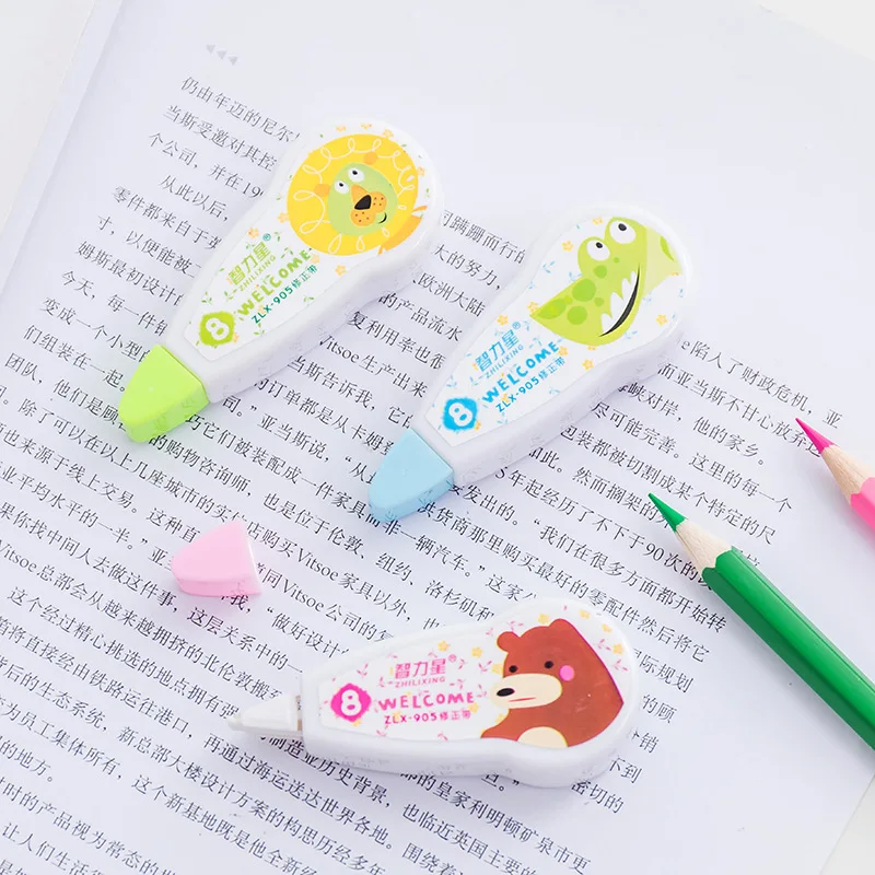 8 м * 5 мм Kawaii мультяшная Корректирующая лента красочная декоративная измененные
